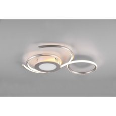 TRIO 623410207 JIVE stropní svítidlo LED 36W/4300lm 2700 - 6000K matný nikl, stmívatelné, dálkový ovladač