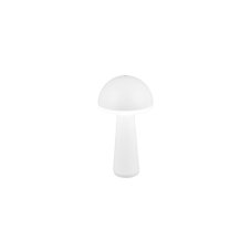 TRIO Reality R57716131 FUNGO venkovní stolní lampa SMD LED V310mm 2W/200lm 3000+4000+6500K IP54 bílá matná, černá, nabíjecí baterie, USB-C port, nabíjecí stanice