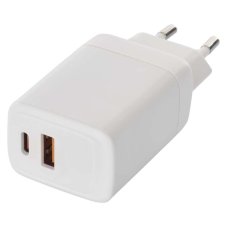 Univerzální USB adaptér GaN 45W biela EMOS V04G45