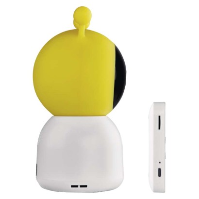Emos H4052 GoSmart Otočná detská opatrovateľka GUARD s monitorom, biela a žltá Wi-Fi