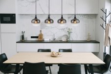 Závěsné svítidlo 4x E27 čierna, dymová IP20 GLOBO lighting MAXY 15548-4H