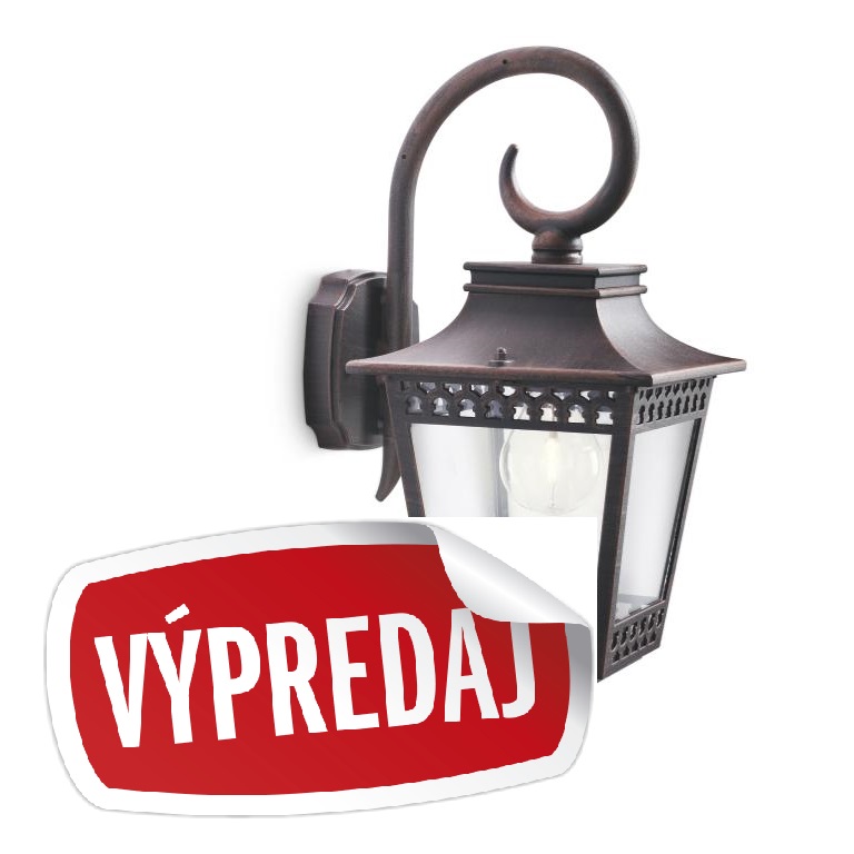 Nástenné exteriérové svietidlá vo výpredaji