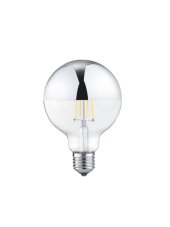 TRIO 988-710 GLOBE LED žárovka filament E27 7W/680lm 2700K D90mm G95 chromová