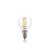 Ideal Lux 188935 LED žárovka E14 Filament P45 4W/430lm 3000K průhledná, kapka, stmívatelná