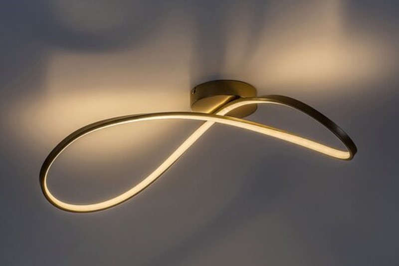 RABALUX 72116 Castiel stropné svietidlo LED 30W/1900lm 3000K zlatá, biela