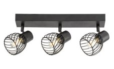 RABALUX 73003 Aberama stropní bodové svítidlo/spot 3xE14 černá