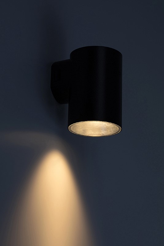 RABALUX 77154 Urfa venkovní nástěnné svítidlo LED 9W/900lm 2700+4000+6500K IP65 černá