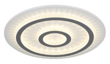 GLOBO 48042-40W JAYDEN stropné svietidlo D450mm LED 40W 4700/1300lm 3000-6500K biela, šedá, krištáľový efekt, časovač, diaľkový ovládač