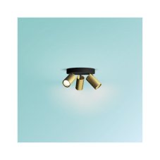 Philips 8720169299252 Idris stropné bodové svietidlo/spot D196mm 3xGU10 IP44 čierna, zlatá, ClickFix