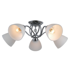 ITALUX PND-5643-5 Lugano stropní svítidlo 5xE27 chrom, bílá