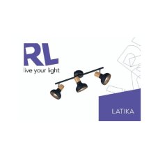 TRIO Reality R81523032 LATIKA stropní bodové svítidlo/spot 3xE14 černá matná