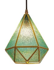 RABALUX 72244 Norah závěsné svítidlo D210mm 1xE14 zlatá, modrá