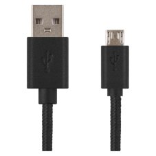 Nabíjací a dátový kábel USB 2.0 USB-A/micro USB-B 2m čierna EMOS SM7008BL