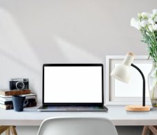 ITALUX TB-37263-BG Senza stolové svietidlo 1xE27 V360mm biela, drevo