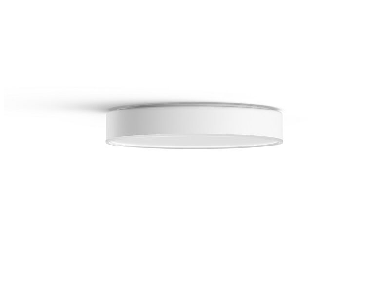 Philips HUE LED White Ambiance 41158/31/P6 Enrave S stropní svítidlo 9,6W 1220lm 2200-6500K 26,1cm bílé stmívatelné BlueTooth + HUE Switch
