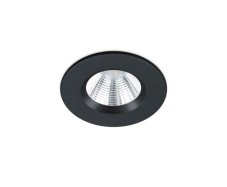 TRIO 650710132 Zagros Zápustné svítidlo 85mm LED 1X5W / 345lm 3000K IP65 černá