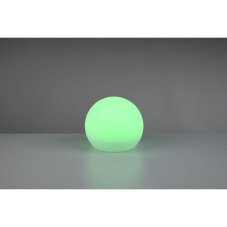 TRIO R55326101 MELO venkovní dekoračná zapichovací koule LED D200mm 0,5W/30lm 3000K IP67 bílá, RGB, dálkový ovladač
