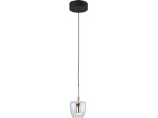 LED závěsné svítidlo 350 lm 3000K černě zlaté Zuma Line NELSON MD2291-1A-3BGN