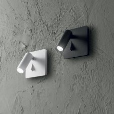 IdealLux 250113 LITE AP nástenné LED bodové svietidlo (spot) 3W 130lm 3000K IP20 čierna
