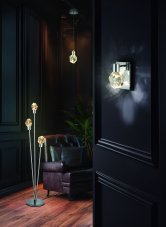 Stojací lampa 170cm LED 3x 800m 2300+3000+4000K chrom stmívatelná TRIO SELECT VERANO 454510306