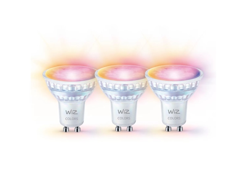 Philips Wiz Colors 8720169076662 LED žárovka GU10 PAR16 4,7W/345lm 2200-6500K+RGB 3-set