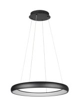 TRIO 349617532 CARDONA závesné svietidlo D750mm SMD LED 59W/6900lm 2300+3000+4000K čierna matná, switchdimmer