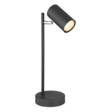 GLOBO 57910TB ROBBY stolové svietidlo D120mm 1xGU10 čierna matná