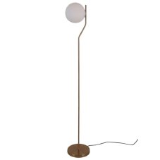 Italux FL-3300-1-HBR stojací svítidlo Carimi 1x5W E27 mosazná měděná, bílá