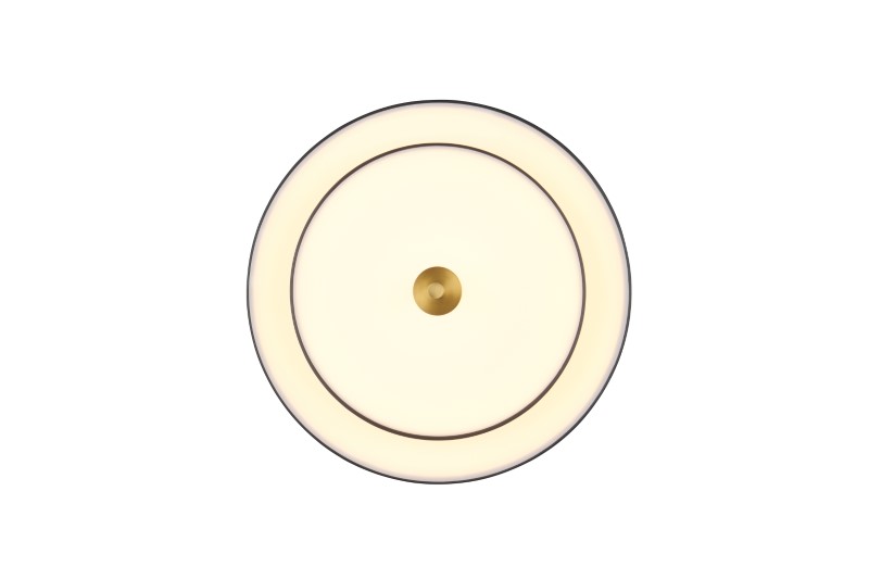 TRIO 640210180 KEATON stropní svítidlo D400mm SMD LED 34,5W/4000lm 2300+3000+4000K černá, zlatá, switchdimmer