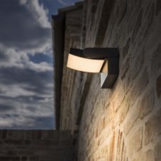 Ideal Lux 287706 SWIPE vonkajšie nástenné svietidlo LED 20,5W 2300/1320lm 3000K čierna