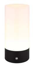 GLOBO 21040SRGB LEX dotyková stolní lampička V190mm LED 1,8W 160/100lm 2900K+RGBW IP44 černá, opálová, USB Cable incl.