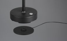 TRIO Reality R54561132 MORENO stolní lampička v450mm SMD LED 3W/300lm 2700+4000+6000K černá matná