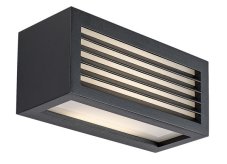 RABALUX 77100 Lublin vonkajšie nástenné svietidlo LED 10W/480lm 4000K IP54 čierna, biela