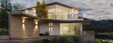 LED vonkajšie nástenné svietidlo 774 lm 3000K IP54 biela REDO PETRA 91148