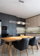 TRIO 347710407 ALBANY závesné svietidlo SMD LED 37W/4300lm 2700-6500K nikel matný, diaľkový ovládač