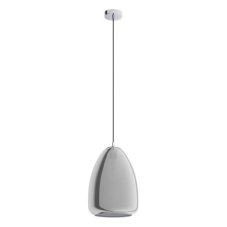 Eglo 98614 ALOBRASE Závesné svietidlo E27 1X40W chróm/čierna priehľadná