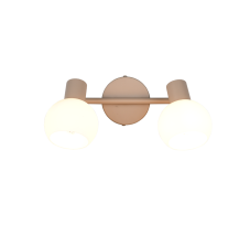 Stropní bodové svítidlo / spot 2x E14 béžová IP20 TRIO Reality BOBA R86372043