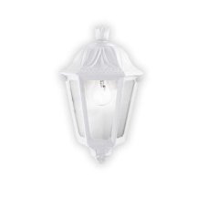 Exteriérové ​​nástěnné svítidlo Ideal lux 120430 ANNA AP1 SMALL BIANCO 1xE27 23W IP44