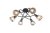 TRIO 662800632 TARIFA stropné svietidlo D590mm 6xE14 čierna matná