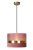 LUCIDE 10409/01/66 EXTRAVAGANZA TUSSE závěsné svítidlo 1xE27 růžová, zlatá