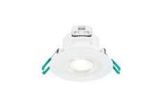 SYLVANIA 0090023 SylSpot zápustné svítidlo D87mm LED 4,8W 500lm 4000K IP65/20 bílá (3ks)
