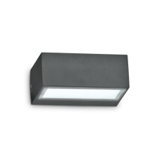 Exteriérové nástenné svietidlo Ideal lux 115368 TWIN AP1 ANTRACITE 1xG9 28W IP44