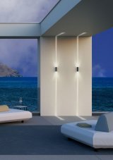 REDO 90422 ACE exteriérové nástenné svietidlo POWER LED 5,84W 196lm 4000K IP54 antracit