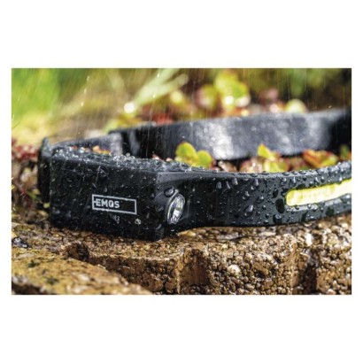 EMOS P3541 LED nabíjecí čelovka 380lm Li-pol USB-C IP43 černá