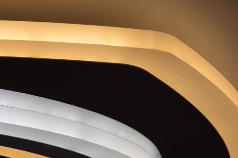 RABALUX 71318 Taneli2 stropné svietidlo LED 60W/6100lm 3000+4000+6000K čierna, zlatá, stmievateľné, diaľkový ovládač