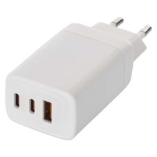 Univerzální USB adaptér GaN 65W biela EMOS V05G65
