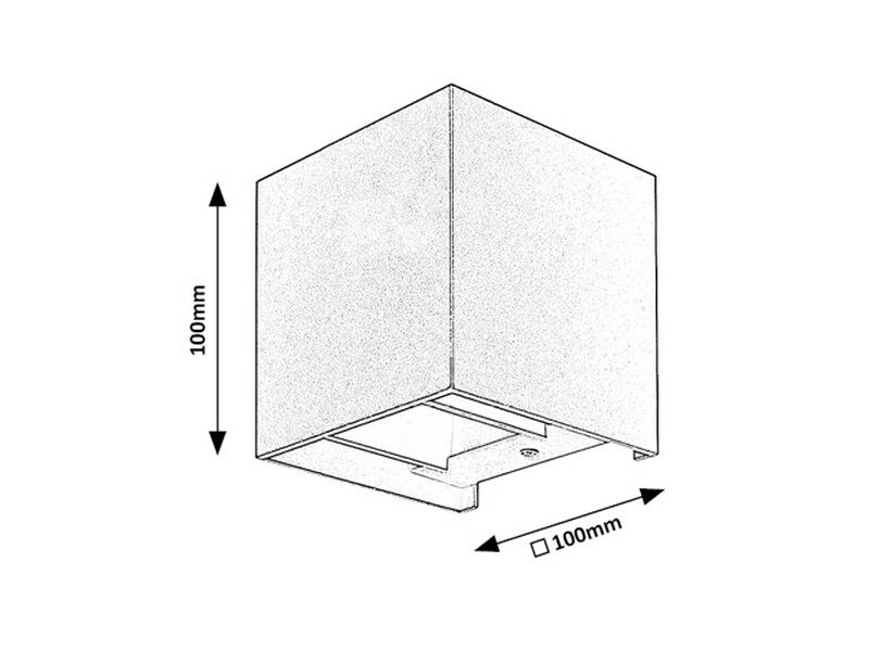 Rabalux 7396 Solin vonkajšie nástenné svietidlo 2xG9 IP54 matná čierna