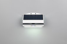 TRIO Reality R23066101 MACAPA solárne nástenné svietidlo so senzorom SMD LED 5W/390lm 4000K IP44 biela, hybrid