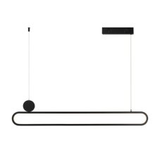 IMMAX 07231L NEO LITE OVALE Inteligentné závesné LED svietidlo 50W 122cm čierna