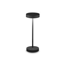 Ideal lux 328614 OUTDOOR TOFFEE vonkajšia dotyková stolná lampička LED V320mm 2W 230/170lm 3000K IP54 čierna, nabíjateľná batéria, ON/OFF